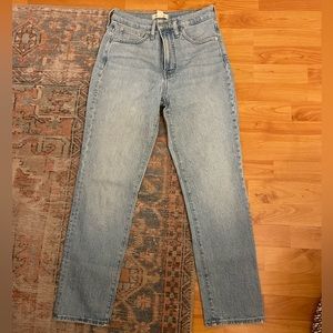 perfect vintage madewell jeans